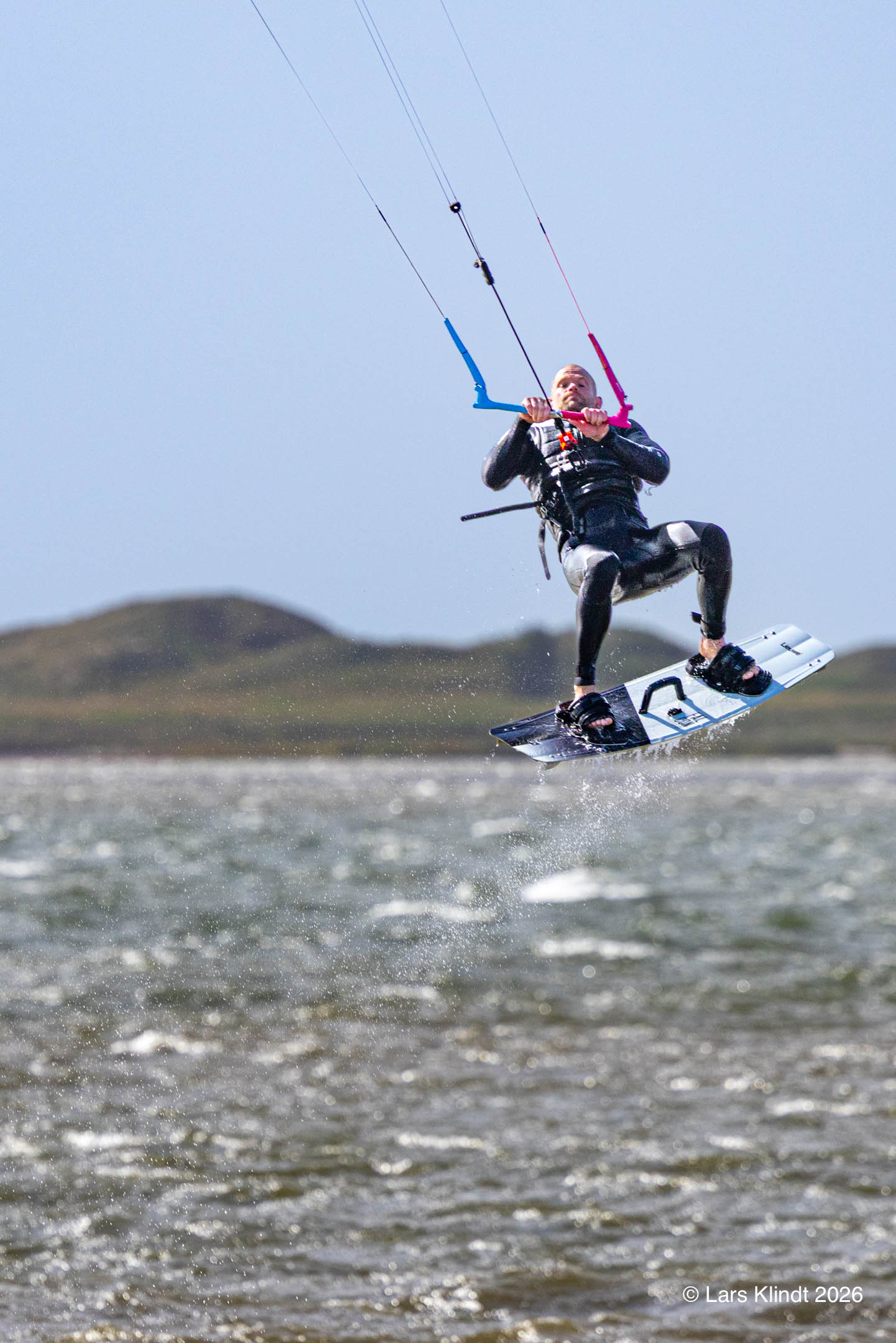 Kitesurfer ved Hjerting Strand