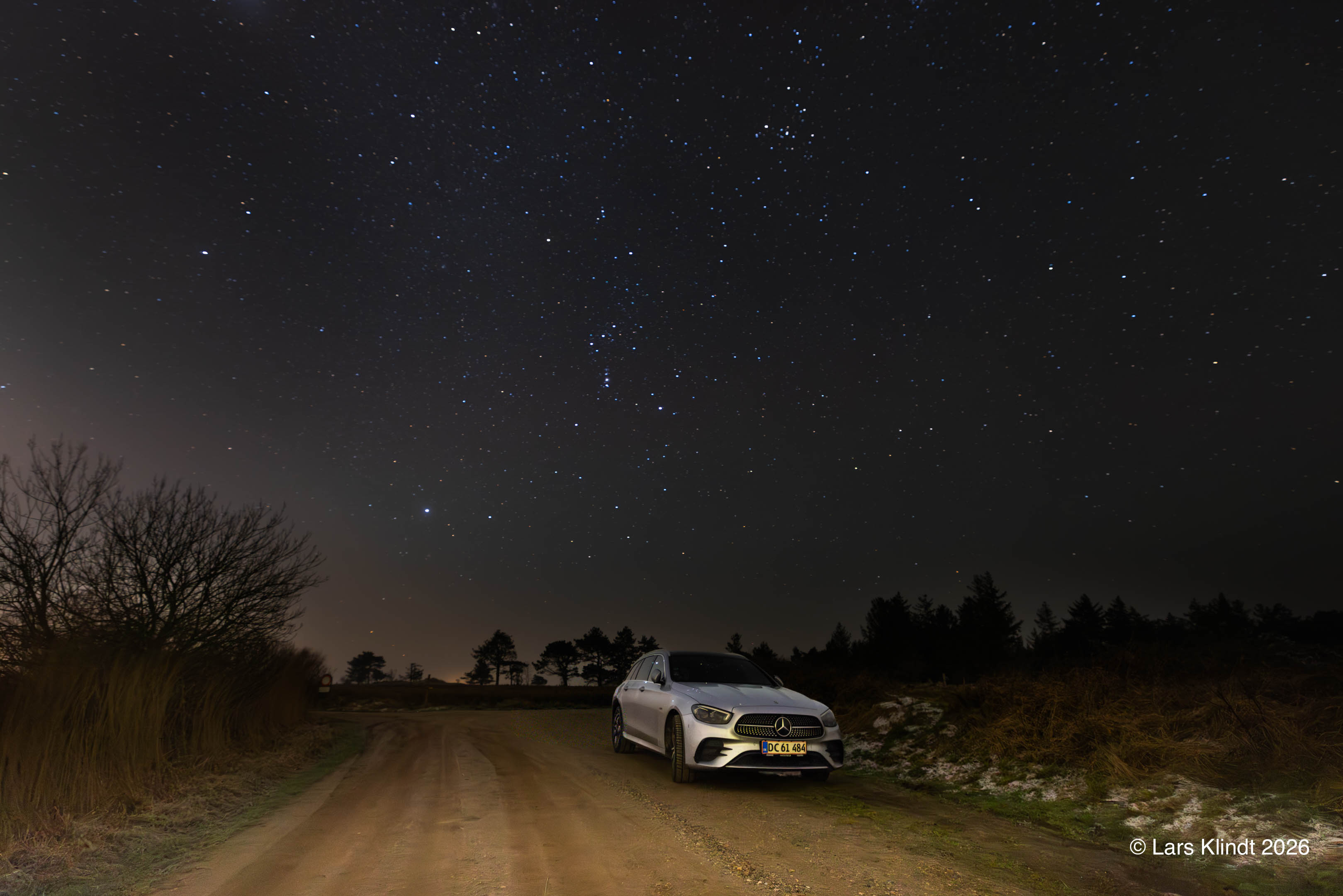 Mercedes E300de ved Ho Bugt