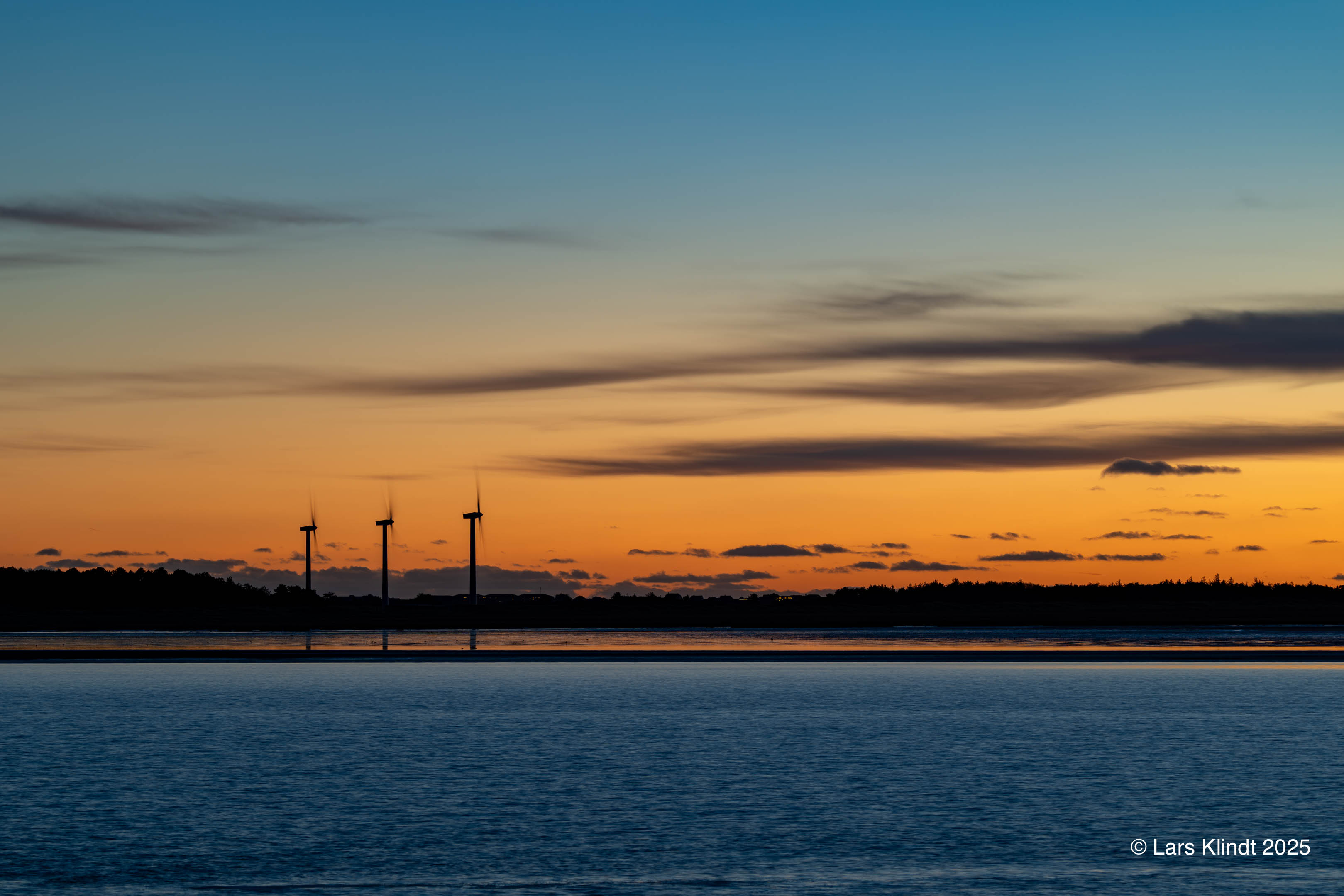 Fanø set fra Esbjerg Havn