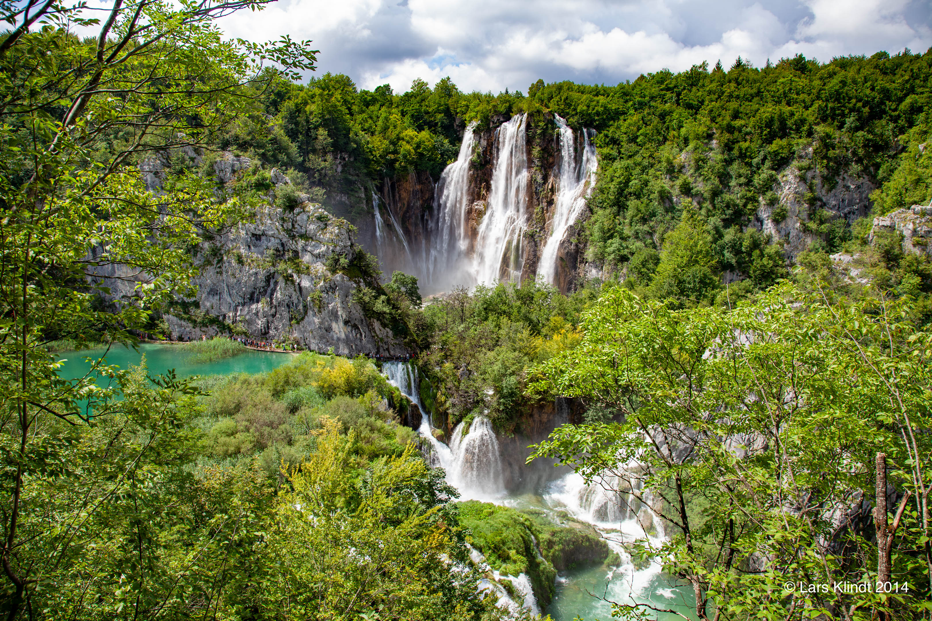 Plitvice Lakes National Park i Kroatien